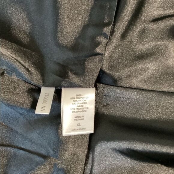 New York and Co Blazer Jacket Women’s Size XL Stretch 3/4 Zipper Front - Picture 4 of 9